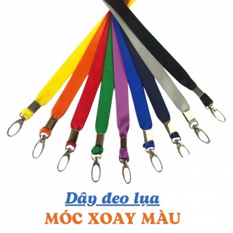 Dây đeo đầu móc xoay màu